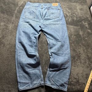 Levi’s 569 Loose Straight Fit Men’s Jeans Light Blue Denim 36x34 Baggy